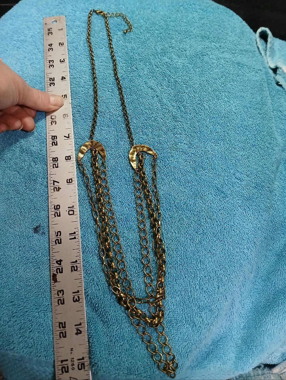 Gold-Tone Multi-Chain Women's Necklace